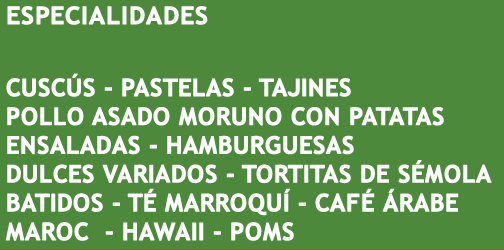 Sultana Comida Marroquí Málaga